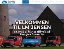 Tablet Screenshot of lmjensen.dk